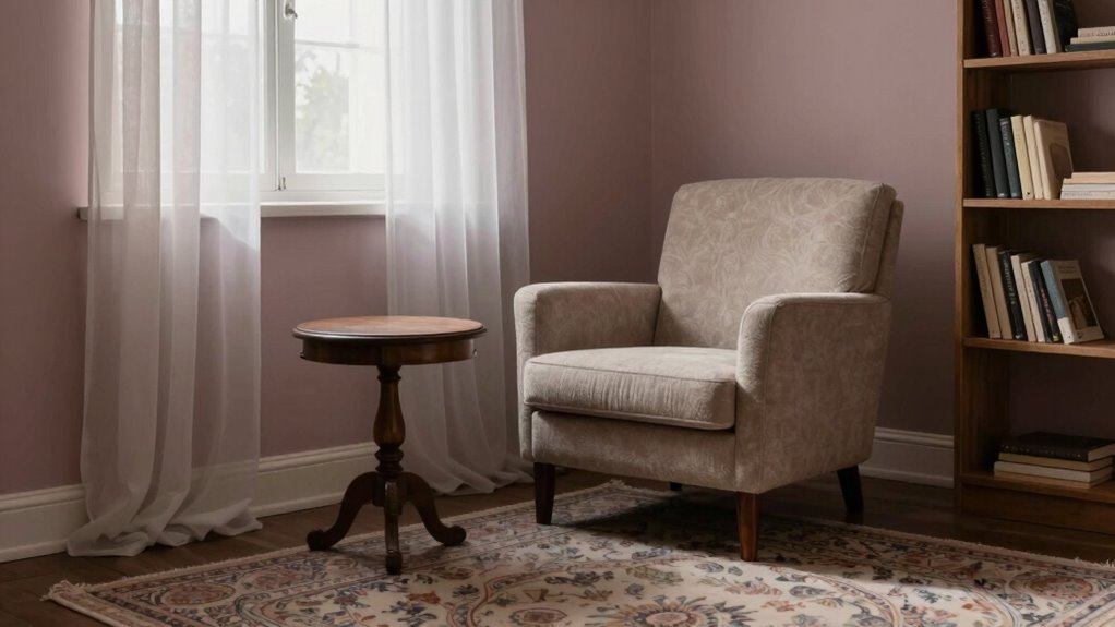 layered lighting and furniture