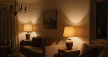 layered lighting creates warmth