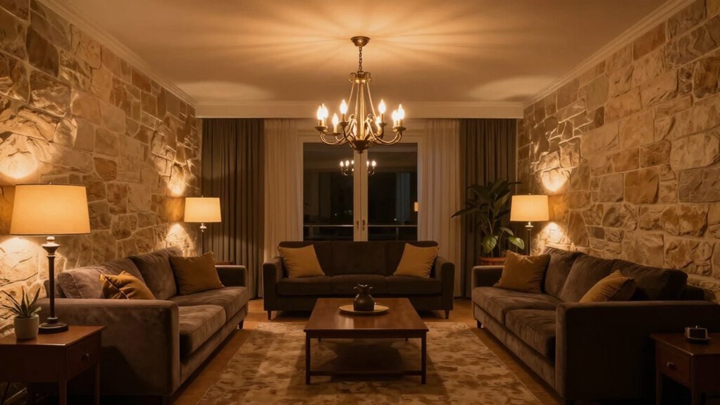 layered warm lighting strategy