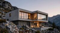 light and contemporary mountain style