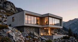 light and contemporary mountain style