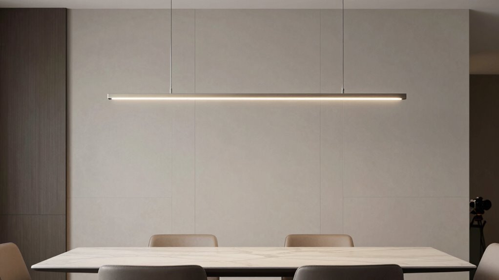 lighting placement material selection