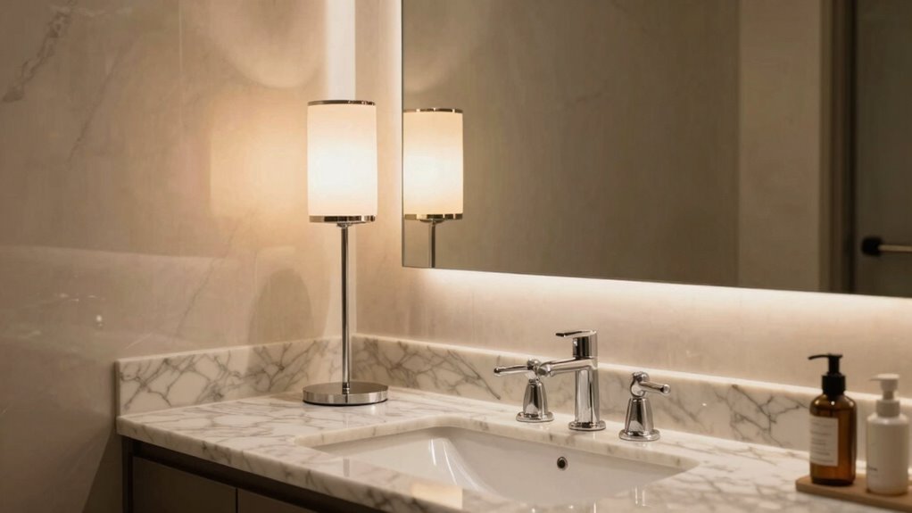 luxurious bathroom lighting choices