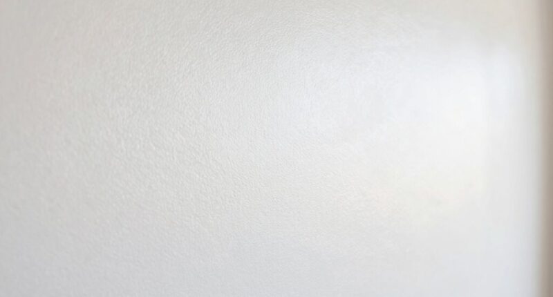 luxurious white wall finish