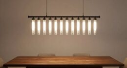 matching chandelier to table