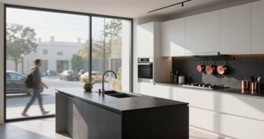 morning traffic kitchen design