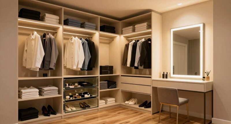 organized closet easier mornings