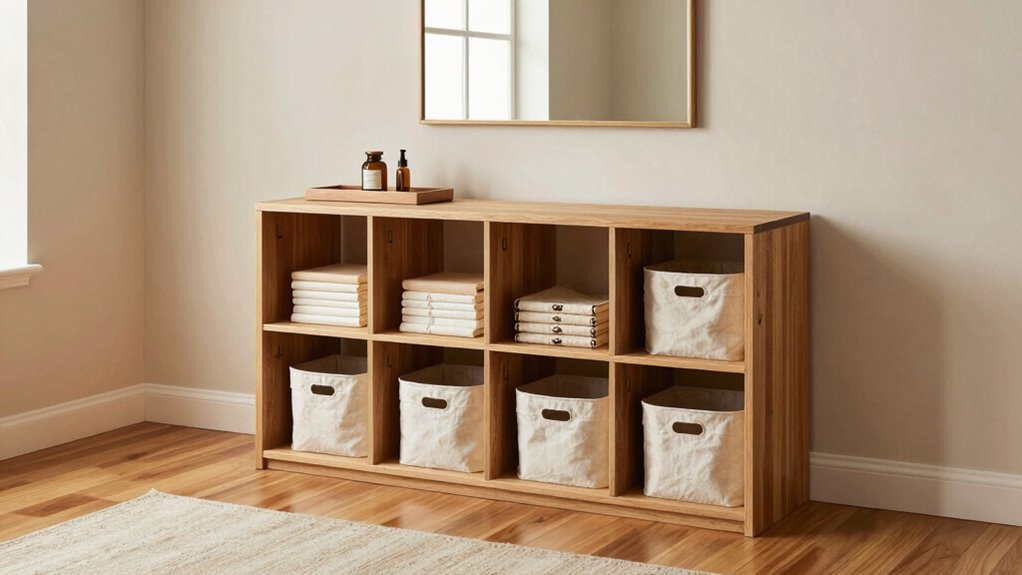organized clutter free entryway system