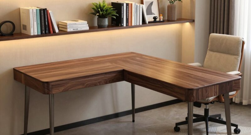 permanent looking desk design