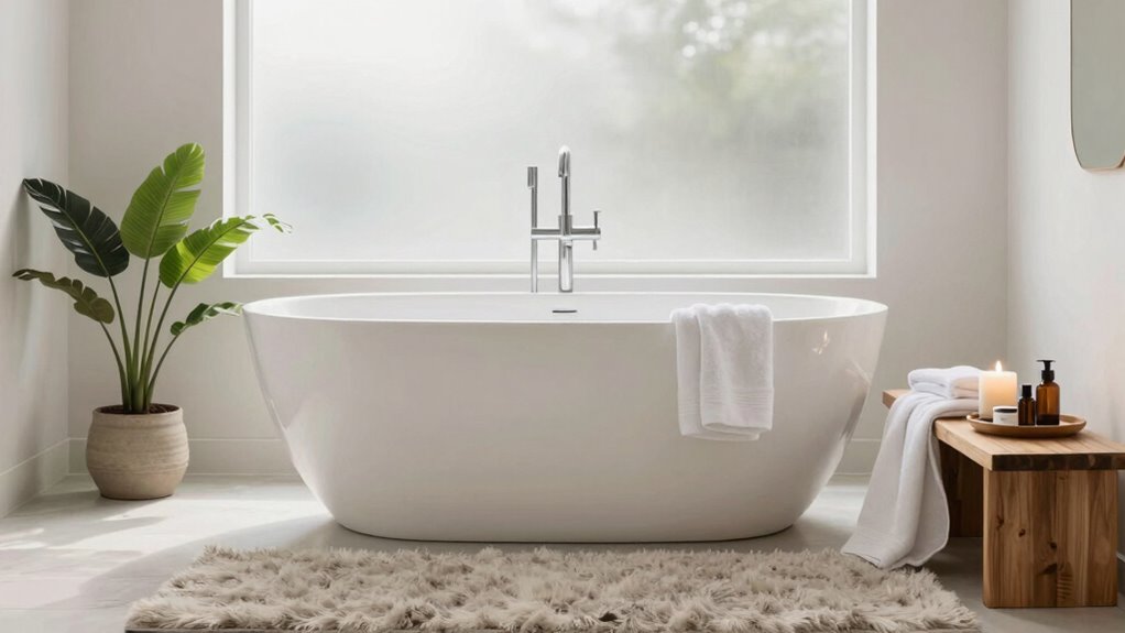 serene minimalist spa retreat