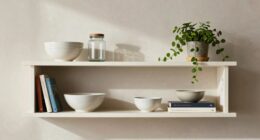 simple stylish shelving update