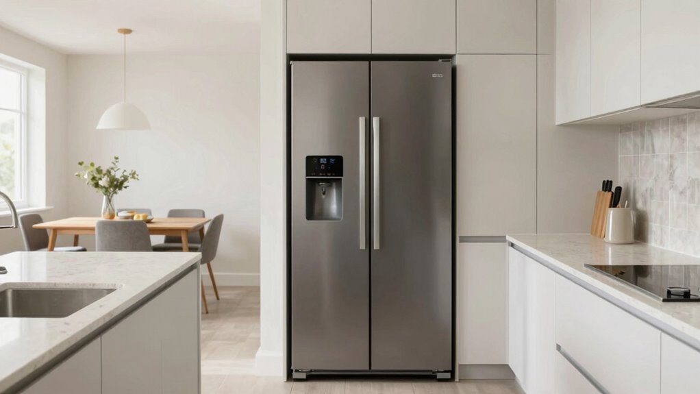 sleek seamless kitchen integration