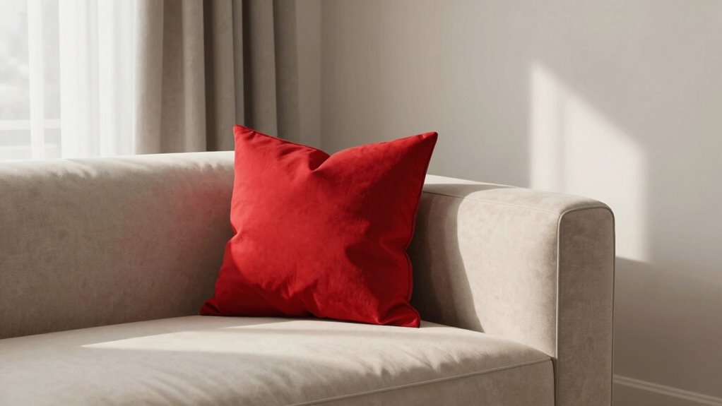 strategic accent color placement