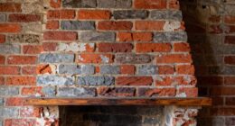 subtle fireplace wall update