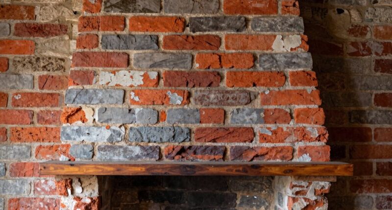 subtle fireplace wall update