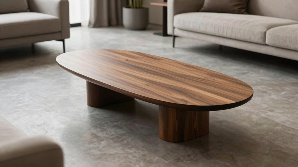 table shape guides movement