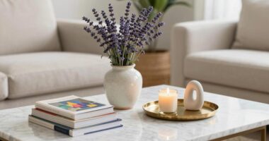thoughtful coffee table styling