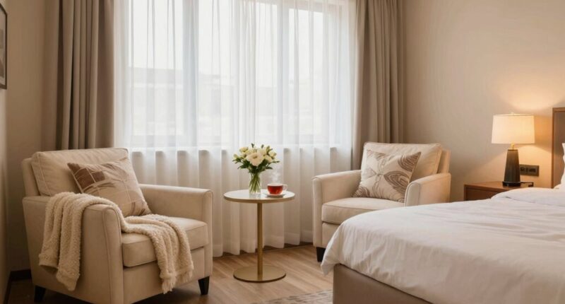 welcoming cozy guest suite