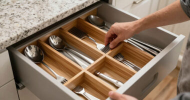 13 Best Silverware Drawer Organizers for Large Kitchens in 2026