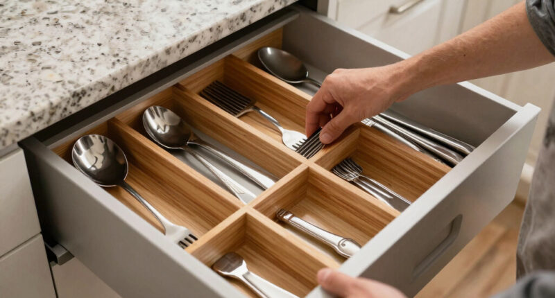 13 Best Silverware Drawer Organizers for Large Kitchens in 2026