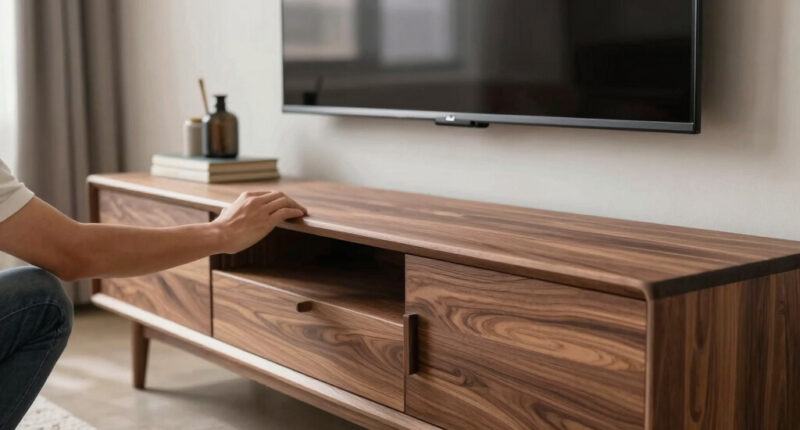 14 Best Solid Wood Media Consoles For Large TVs In 2026