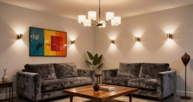 pre planning lighting installation