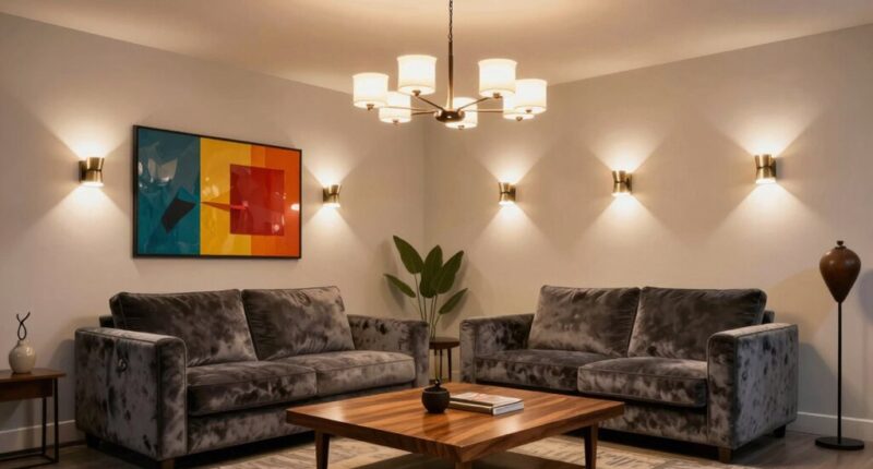 pre planning lighting installation