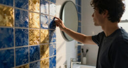 A Color Consultant Turned a Bedroom Into a Bold Bathroom