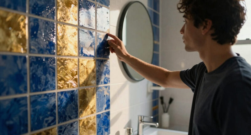 A Color Consultant Turned a Bedroom Into a Bold Bathroom