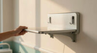 An Aluminum Café Table That Lifts Away From The Wall Redefines Flexible Hospitality Furniture