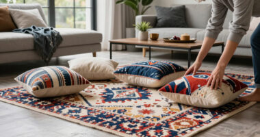 How To Style Your Rug Like A Designer (Hint: It’s Not On The Floor)