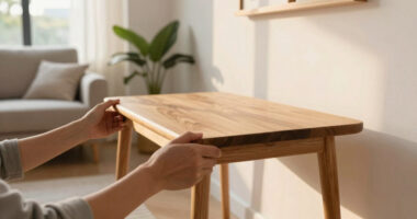 IKEA's New Solid Wood Table Is Selling For Under $100 (And Saves So Much Space!)