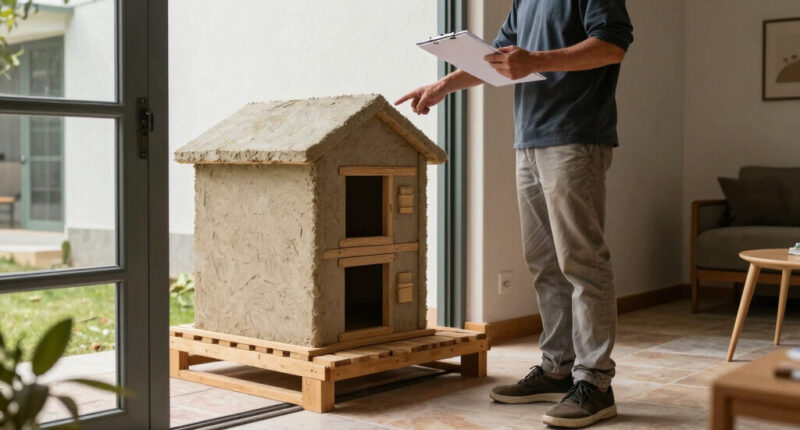 Ricardo Leal Perches Hempcrete Chicken Coop Alongside Portuguese Home
