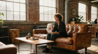 This Industrial Loft Feels More Like a Cozy 1990s Sitcom Set Than a Studio Apartment