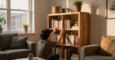 I Created A Pretty IKEA BILLY Hack That Seriously Cuts Clutter