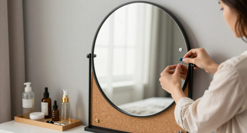 Marshalls Is Selling A Viral $30 Mirror That Doubles As A Pinboard