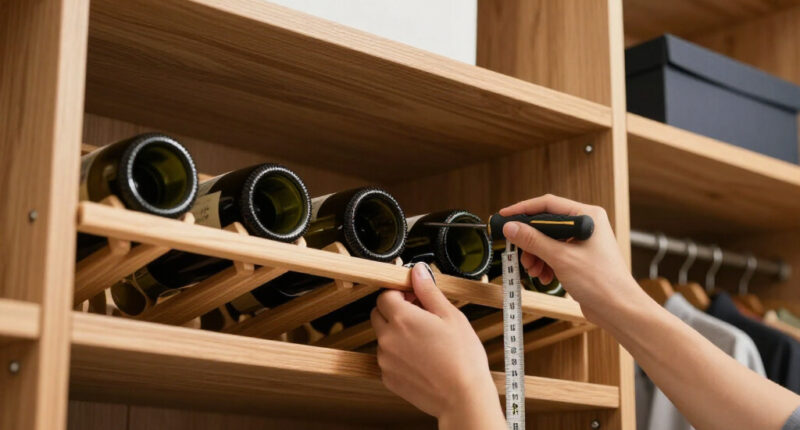 She Put A Wine Rack In Her Bedroom Closet, And I Want To Copy Her