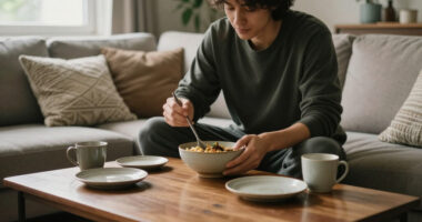 I Ate Meals At My Coffee Table For Years, Until I Found Article’s New Small-Space Dining Table
