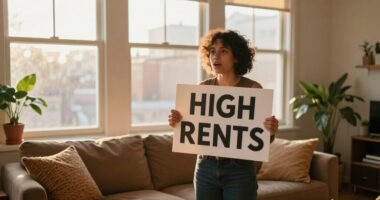 Protest Against High Rents Before Berlin Election