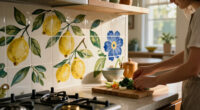 Chef Yotam Ottolenghi Did It — This Backsplash Mural Trend Is A "Commitment To Joy" In Your Home, Says Interior Designers