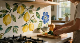 Chef Yotam Ottolenghi Did It — This Backsplash Mural Trend Is A "Commitment To Joy" In Your Home, Says Interior Designers