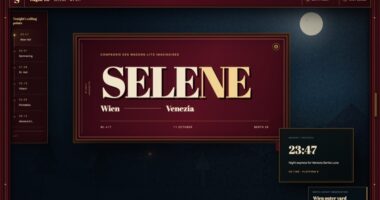 Wagon-Lit SELENE — Wien to Venezia by Night — Persistent landscape window (FABLE/175, room 158)