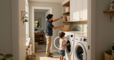 I Designed A Tiny Laundry Room For My Family Of 4 – These Clever Storage Ideas Keep It Clutter-free