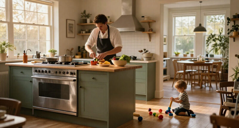 In Chef Thomas Straker's London Home, He Doesn't Hide Kids Toys Away, He Makes Them Part Of The Eclectic Decor