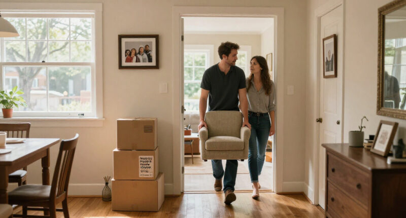 "Moving Back To The State Where I Grew Up Was A Big Deal For Us" — Scaling Down And Embracing Moodiness Was Key To This Philadelphia Home's Renovation