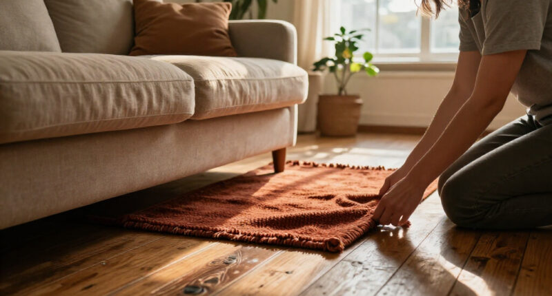 Should My Sofa Sit On Top Of The Rug? It's A Question I Get Asked All The Time As A Stylist