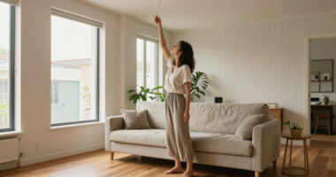 This Small Condo Has 13-Foot Ceilings And Feels Surprisingly Spacious