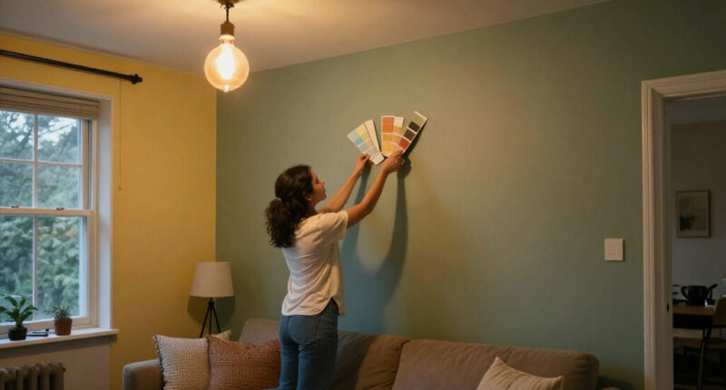 This Type Of Lighting Can Make Your Paint Color Look ‘Wrong’ At Night — And What You Need To Do To Fix It